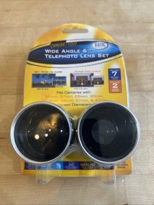 25mm 27mm 28mm 30mm 37mm Tele & Wide angle Camcorder Lens Kit 1337R - Picture 1 of 3