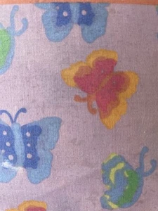 Vtg Target Home Easter Spring 4 PC Sheet Set 100% Cotton Full Butterfly Girls 🎁 - Picture 1 of 6