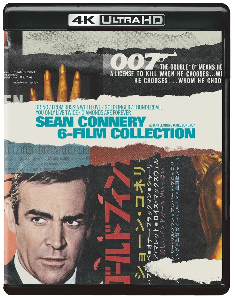 James Bond: Sean Connery 6-Film Collection [12] 4K UHD - Image 1 of 1