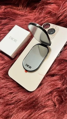 DIOR Beauty Phone Stand / Ring + Mirror Metal New In Box GWP - Image 1 of 4