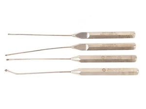 Bowen & CO Orthopedic Burs 8"Angled & Straight Set of 4 Surgical Instruments  - Picture 1 of 5