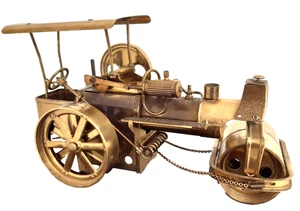 Wilesco Steam Roller Steam Tractor Steam Engine Brass Tractor MS Old Smokey D40 - Picture 1 of 9