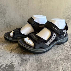 Ecco Yucatan Offroad Damen EU 40 US 9 Sandalen schwarz grau Riemchen Outdoor Wandern - Bild 1 von 8
