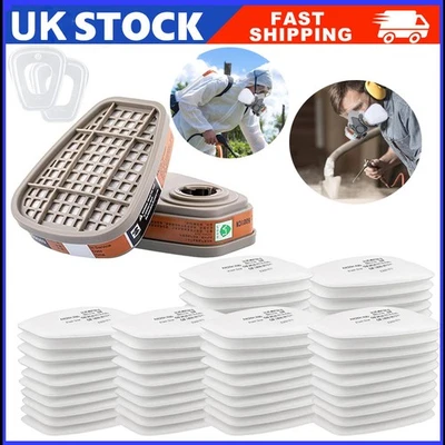 Respirator Paint Spraying Face Gas Mask Replace Fitting For 6800 6200 7502 Etc