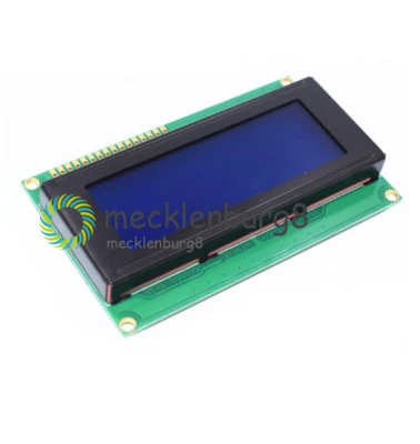 MARKENLOS Interface1602 IIC/I2C/TWI/SP​​I 2004 Character LCD Module Blue Yellow Display