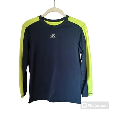 ZeroXposur Boy's Navy And Gold  ZX Dri Tech Athletic  Shirt Size M - Image 1 of 4