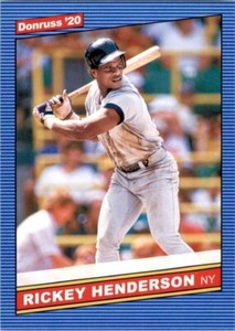 2020 Panini Donruss #219 Rickey Henderson