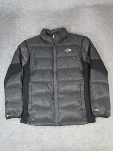 The North Face Crimptastic Hybrid Jacket Boys Xl Gray Black 550 Down Puffer * - Picture 1 of 13