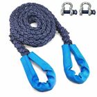 Produktbild - 20mm Navy Nylon Kinetic 7T Recovery Tow Rope ATV 4x4 x 5m With 3.25T Shackles