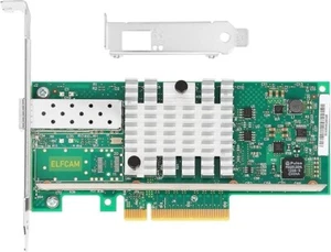 PCIe Netzwerkkarte 10Gb SFP+ 1 Port PCIe x8 LAN Windows Linux Freebox Livebox PC - Bild 1 von 6