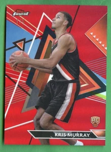 Kris Murray 2023-24 Topps Finest Rookie Red Refractor Uncommon /5 Trail Blazers - Bild 1 von 2