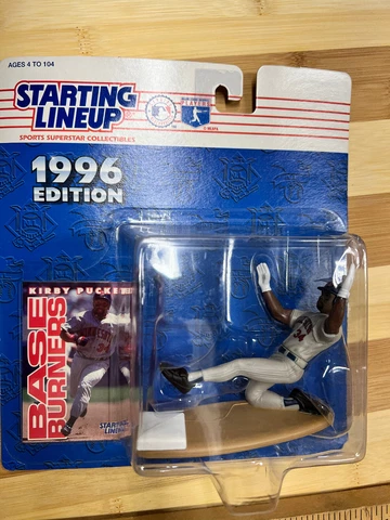 KIRBY PUCKETT 1996 Kenner Starting Lineup Figure w/ Card Minnesota Twins MLB NEW Cover