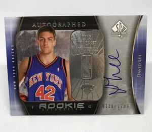2005-06 SP ROOKIE AUTHENTICS DAVID LEE AUTO RC #138/1299 - Picture 1 of 2