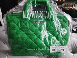 MZ Wallace Micro Sutton Satchel Bag- Difficult to find color ! GRASS GREEN - Picture 1 of 5