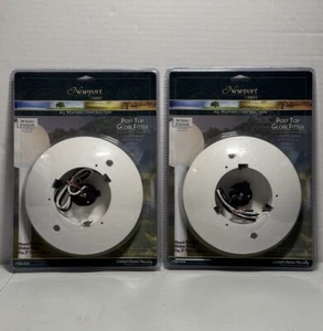 Newport Coastal Post Top Globe Fitter 7785-01W, Set Of 2 - Picture 1 of 2