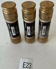 *Preowned* (3) Bullet Ecnr60 Time Delay Fuse Dual Element Class Rk5 250Vac 60A