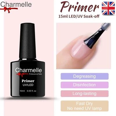 Nail PRIMER Prep Dehydrator Acid-Free for Acrylic and Gel Nail Polish Bonder UK