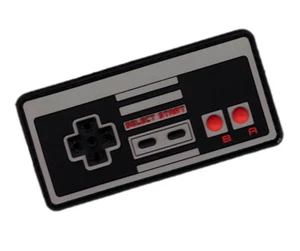 Pvc Game Controller SNES Tactical Morale Patch for VELCRO® BRAND Hook Fastener - Picture 1 of 1