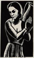 George Buday (1907-1990) - Wood Engraving - Portrait Of A Lady Rome 1936 - Italy