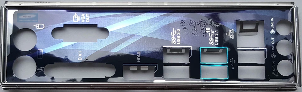 ASUS I/O IO SHIELD BLENDE BRACKET H110M-PLUS D3   NEU/NEW - Bild 1 von 1