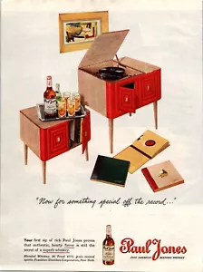 VINTAGE 1945 PAUL JONES WHISKEY NEW YORK DRUCK ANZEIGE - Bild 1 von 1