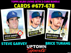 Topps MLB Living Cards #677-678 - Steve Garvey & Brice Turang -   PRESALE