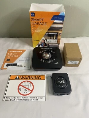 Chamberlain MyQ Smart Garage Hub - Black - Image 1 of 3