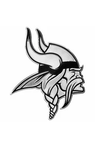 Minnesota Vikings Premium Solid Metal Logo Truck Emblem Decal Chrome Auto NFL - Picture 1 of 1