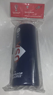 NEW FIFA World Cup Qatar 2022 Team USA 32oz Sports Bottle In Sealed Bag - Image 1 of 4