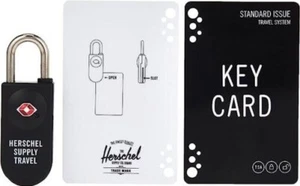 HERSCHEL Vorhängeschloss Tsa Edelstahl Unisex - Bild 1 von 8