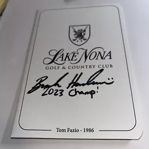 Scorecard Brooke Henderson 2023 Diamond Resort Championship firmata Lake Nona GC - Foto 1 di 1