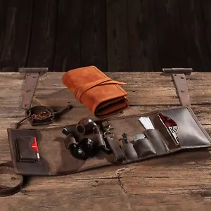 Borsa per pipa sacchetto per tabacco pelle sacchetto per pipa custodia accessori per pipa strumento - Foto 1 di 12