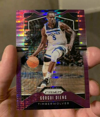 2019-20 Panini Prizm Gorgui Dieng Purple Pulsar #/35 - Image 1 of 2