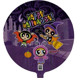 POWERPUFF GIRLS Halloween FOIL MYLAR BALLOON ~ Birthday Party Supplies Helium