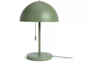 Habitat 40cm Green Mushroom Metal Table Lamp Retro Style - Picture 1 of 8