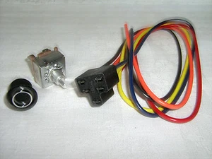 INTERRUPTOR DE AIRE ACONDICIONADO GIRATORIO TIPO SOPLADOR 3 VELOCIDADES CON ARNÉS Y ENCHUFE HECHO EN EE. UU. - Imagen 1 de 6