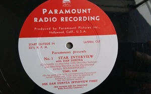 Dorothy Lamour  - Paramount Pictures Radio Recording #RR-16541 “Manhandled”  - Picture 1 of 4