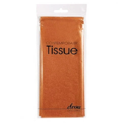 Luxury Metallic Copper Tissue Paper Pack 4 Large Sheets - Image 1 of 1