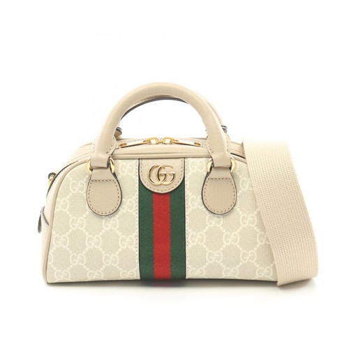 Borsa a mano Gucci Ophidia GG Supreme tracolla 724606 tela pelle beige usata