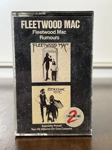 Fleetwood Mac - Rumours & Self Titled Cassette Tape Two Albums On One Tested - Foto 1 di 8