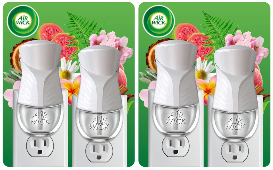 Air RAC78046 Wick Scented Oil Warmer 6 Warmers - White/ Silver