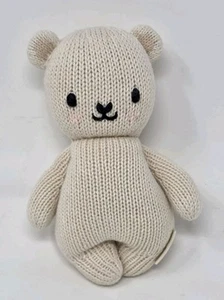 Cuddle + Kind Baby Bear Plush Doll Animal Collection Knit Hand Made Peru 6"  - Picture 1 of 5