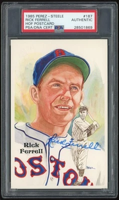 Rick Ferrell Autographed Perez-Steele PSA/DNA Authentic *1869 - Image 1 of 2