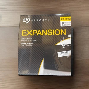 Disco duro externo Seagate Expansion 24 TB USB 3.0 de escritorio, negro (STKP24000400) - Imagen 1 de 4