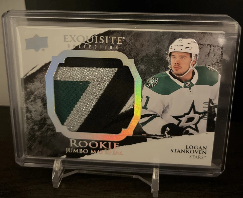 2024-25 UD Black Diamond - Exquisite Collection Logan Stankoven EJ-LS 6/10 (RC) - Image 1 of 3