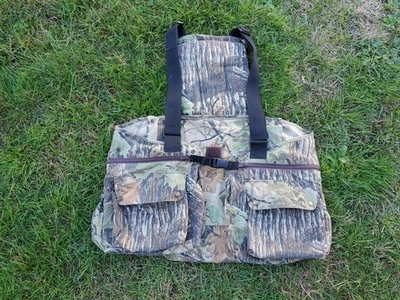Cabela's Camo Vest / Padded Seat - Utility Game Pouch Hunting Vest - MEN'S XL - Image 1 of 4