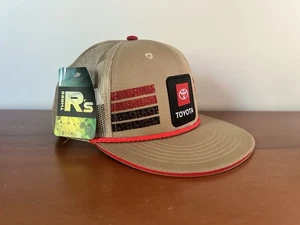NEW Outlander Rope Toyota Cap Hat Tan Brown Red Snapback Mesh Trucker - Picture 1 of 7