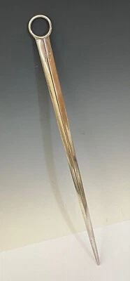 Antique Georgian Sterling Meat Skewer W. Eley, Fearn & Chawner 1810 London - Image 1 of 4