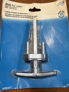 National Chrome Locking T-Handle For Metal Doors N280-677 NOS - Picture 1 of 9