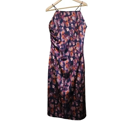 Vestido Jason Wu Floral Satinado Midi Talla Mediana NUEVO Foto 1 de 4